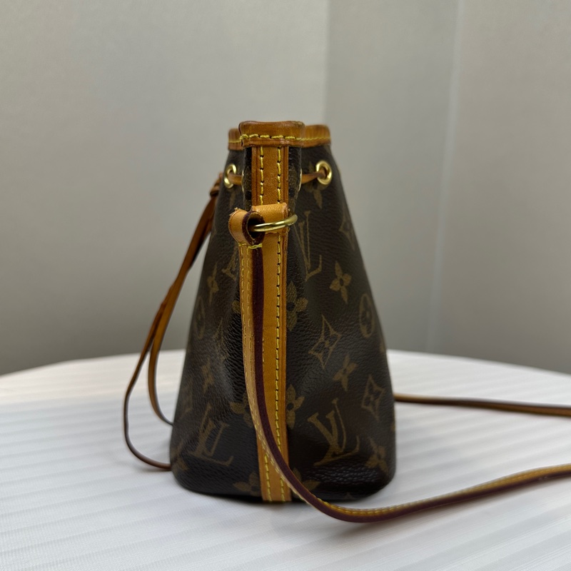 路易威登/Louis Vuitton Nano Noe 老花小水桶斜背包13x10x16cm-5