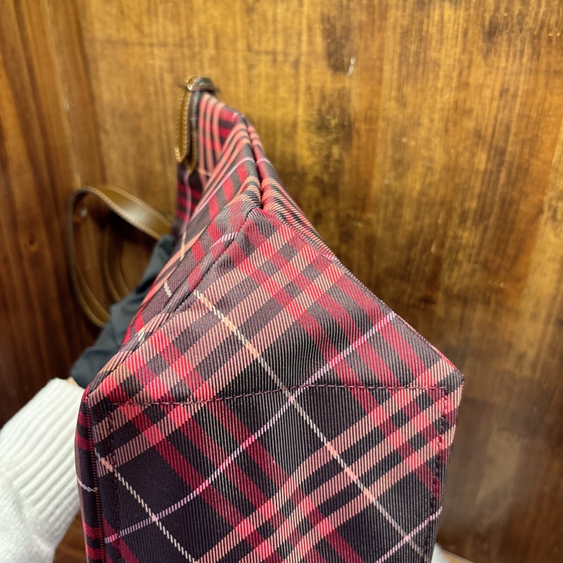 Burberry 格紋托特包-3