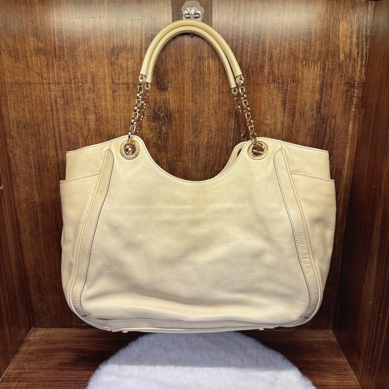 Salvatore Ferragamo 米白色手提包-1