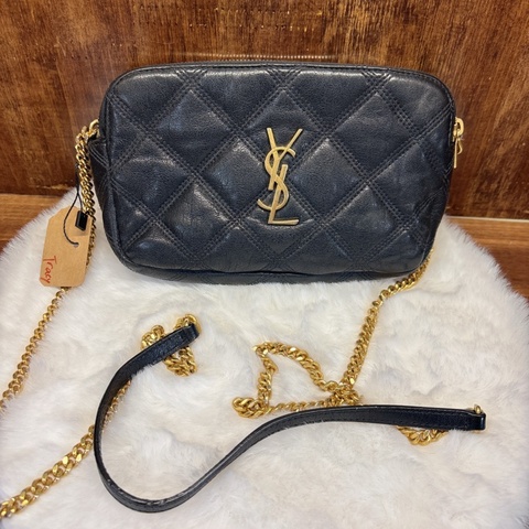 YSL Saint Laurent 菱格紋鏈條包