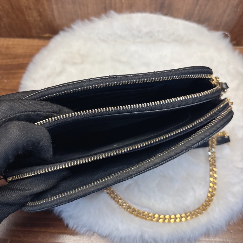 YSL Saint Laurent 菱格紋鏈條包-5