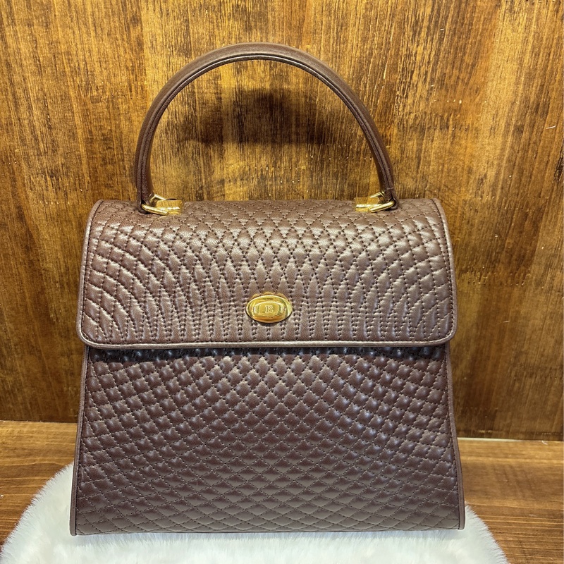 Bally 菱格紋手提包-0