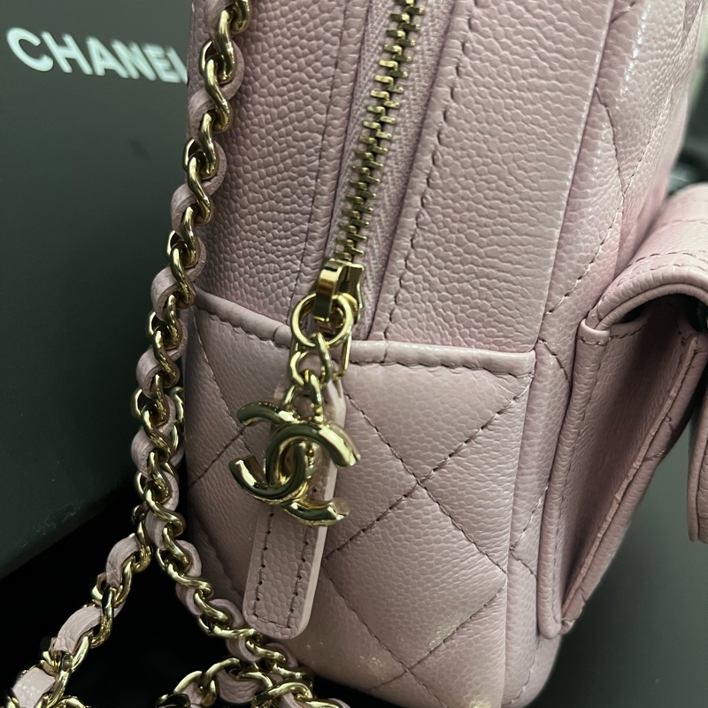 香奈兒小書包櫻花粉-3