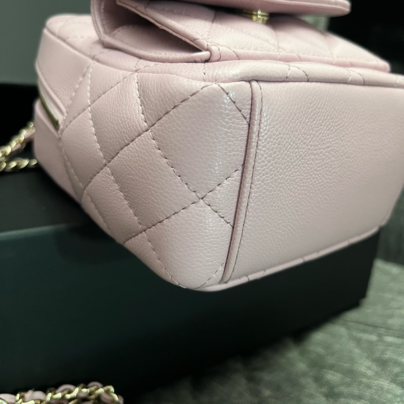 香奈兒小書包櫻花粉-8