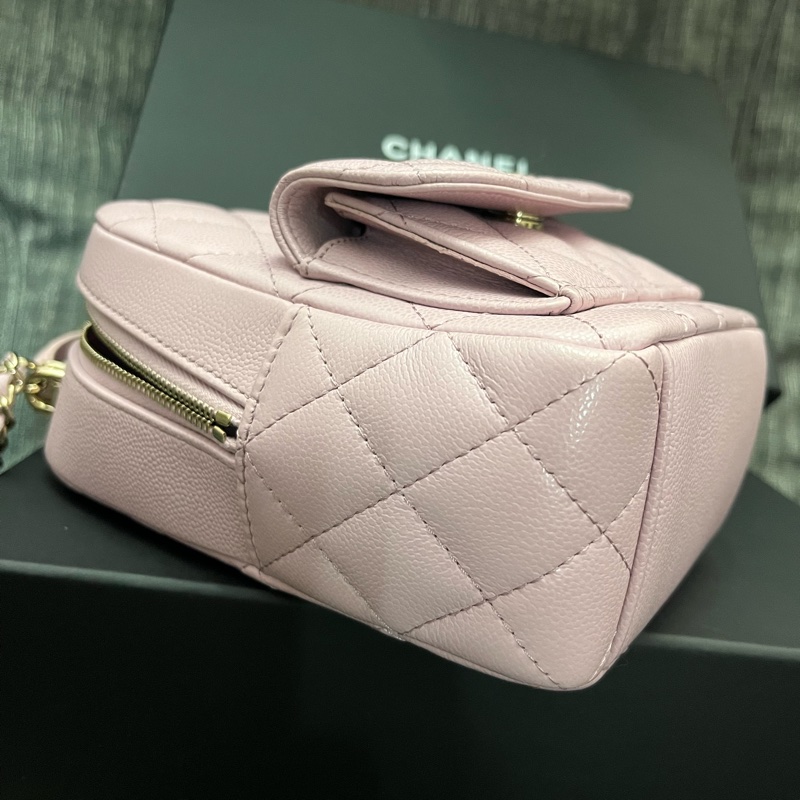 香奈兒小書包櫻花粉-10