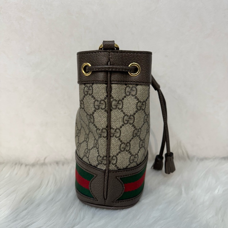 Gucci 550620 老花PVc綠紅綠Ophidia GG nano mini noe-3