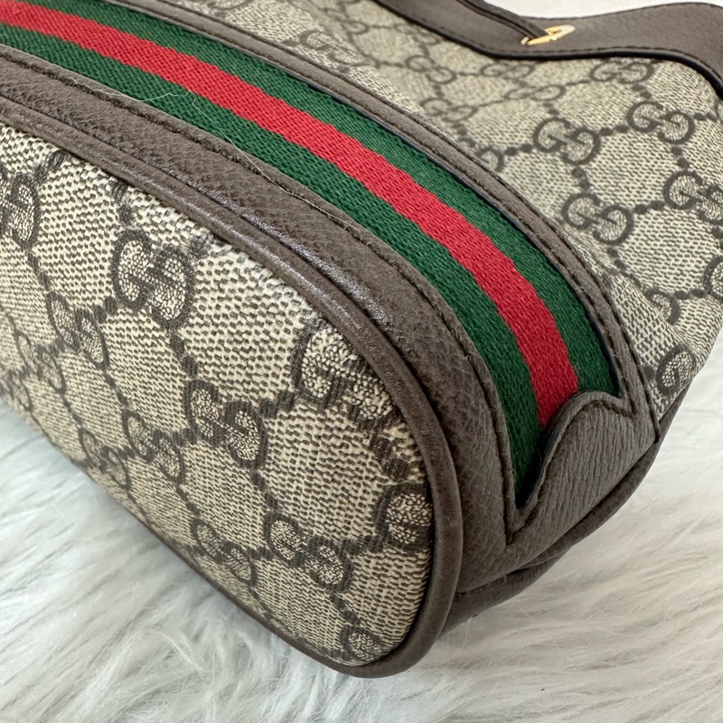 Gucci 550620 老花PVc綠紅綠Ophidia GG nano mini noe-7