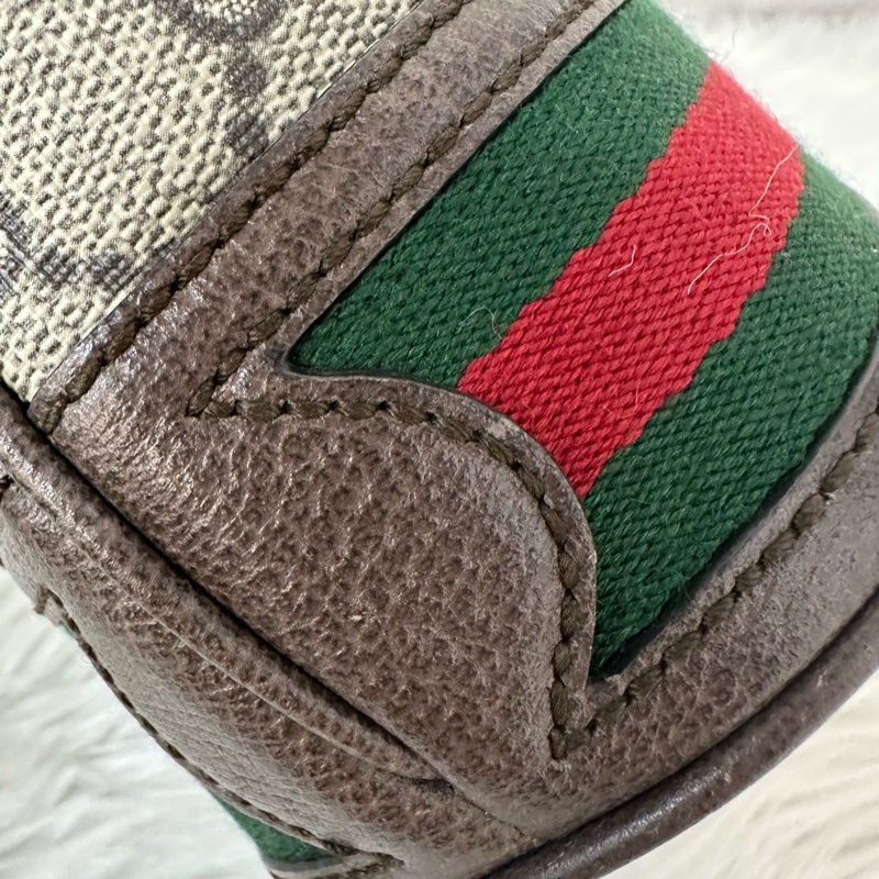 Gucci 550620 老花PVc綠紅綠Ophidia GG nano mini noe-12