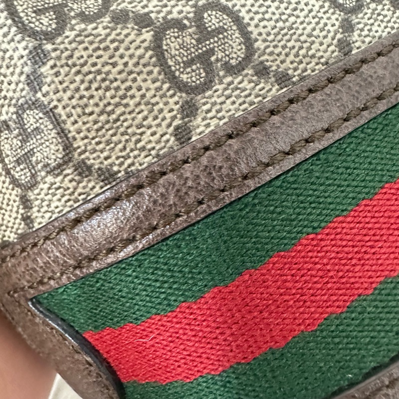 Gucci 550620 老花PVc綠紅綠Ophidia GG nano mini noe-17