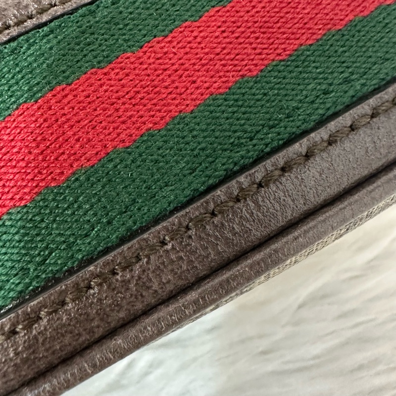 Gucci 550620 老花PVc綠紅綠Ophidia GG nano mini noe-18