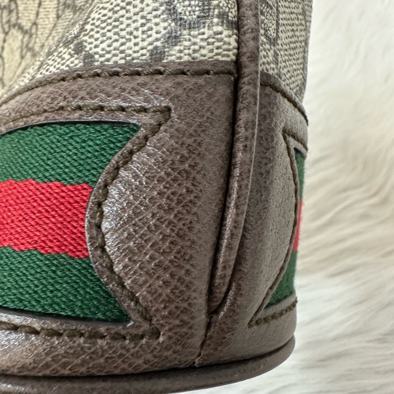 Gucci 550620 老花PVc綠紅綠Ophidia GG nano mini noe-20