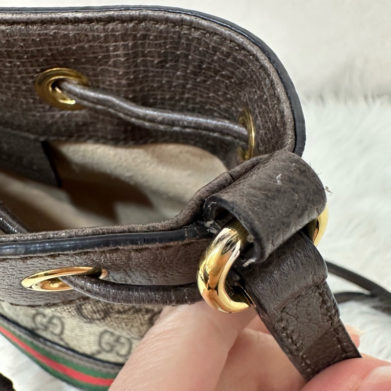 Gucci 550620 老花PVc綠紅綠Ophidia GG nano mini noe-48