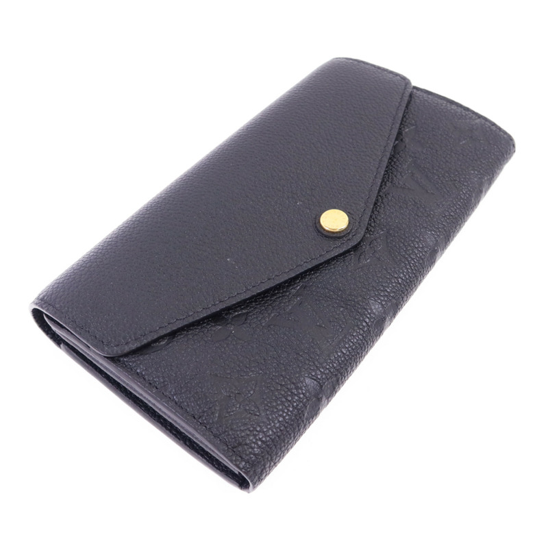 LOUIS VUITTON Monogram Empreinte Sarah Long Wallet金扣長錢包-2
