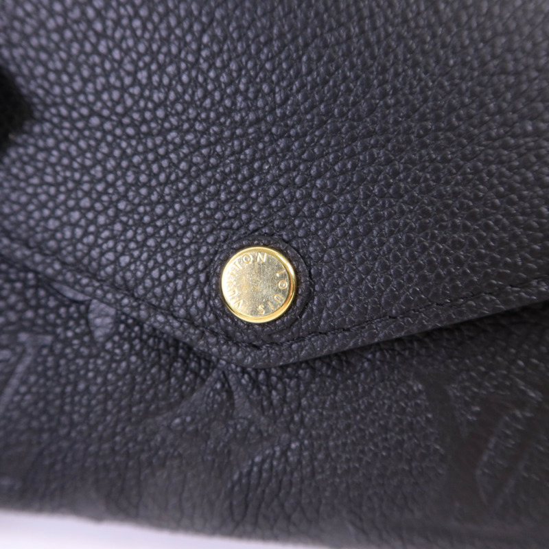 LOUIS VUITTON Monogram Empreinte Sarah Long Wallet金扣長錢包-7