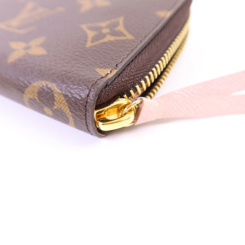 LOUIS VUITTON Monogram Clemence金扣長錢包-7