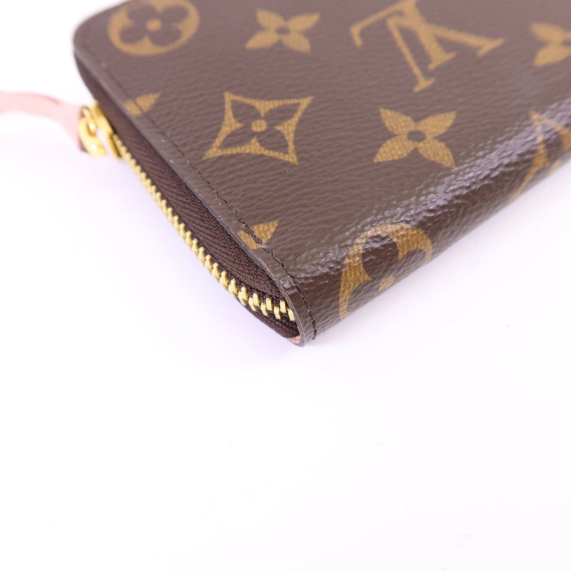 LOUIS VUITTON Monogram Clemence金扣長錢包-11