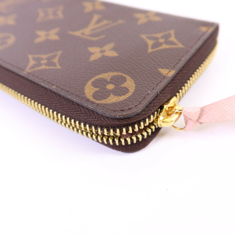 LOUIS VUITTON Monogram Clemence金扣長錢包-12