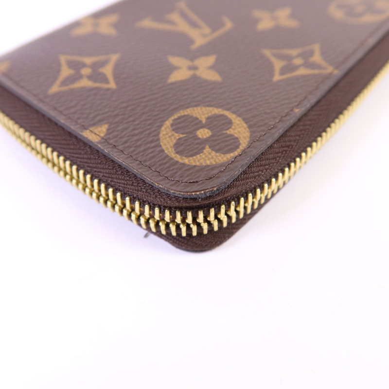 LOUIS VUITTON Monogram Clemence金扣長錢包-13