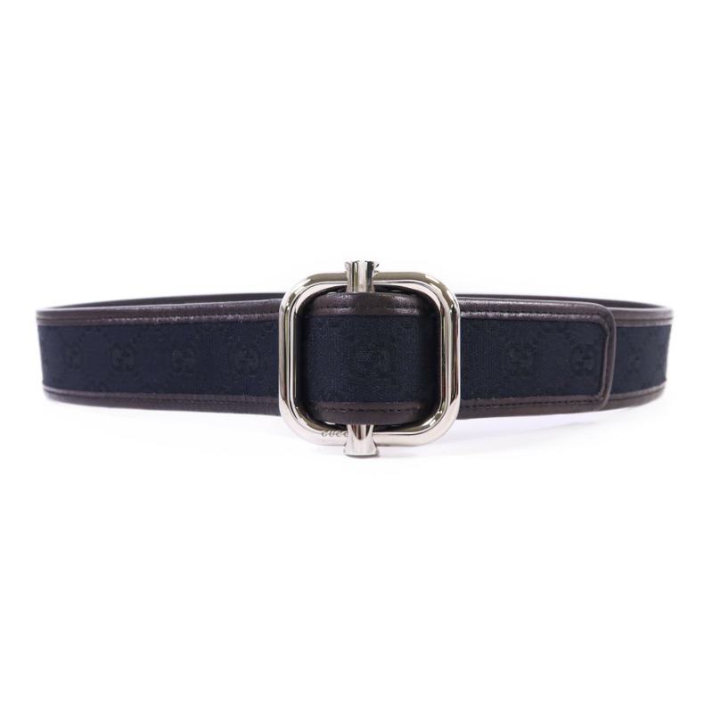 GUCCI 帆布Belt皮帶-2