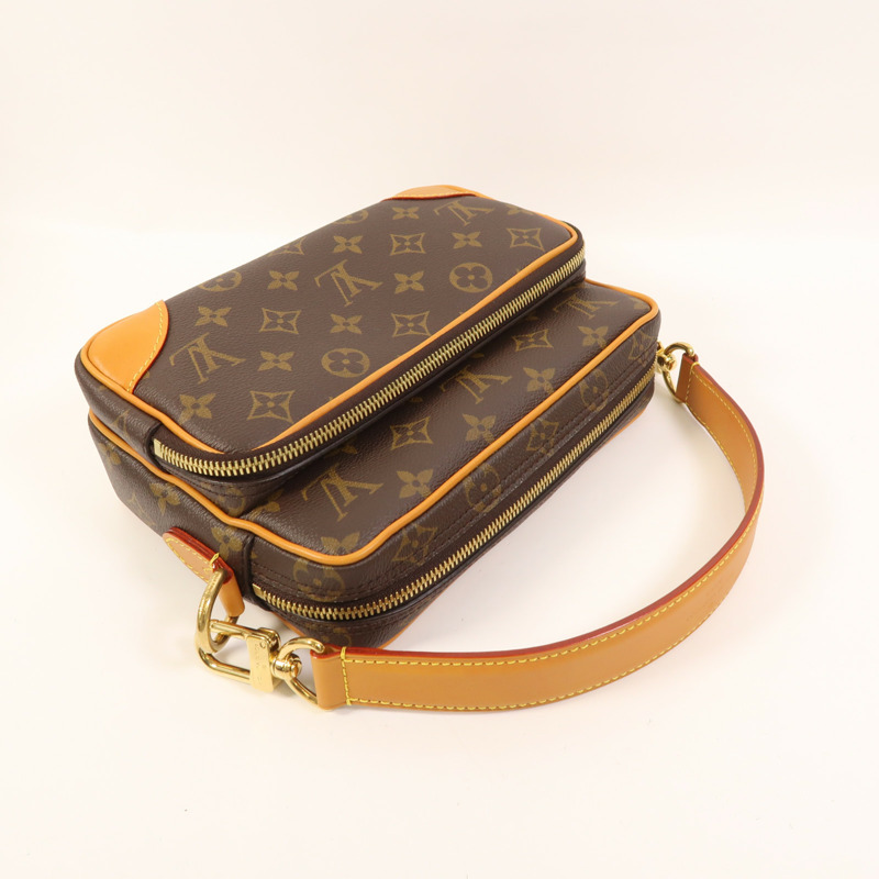 LOUIS VUITTON Monogram Nil金扣手挽肩背兩用袋-8