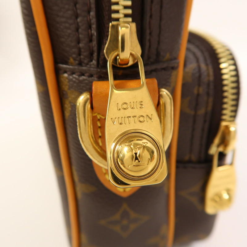 LOUIS VUITTON Monogram Nil金扣手挽肩背兩用袋-22