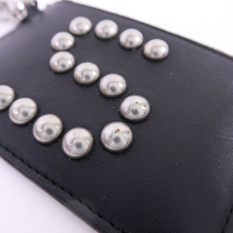 Tory Burch 牛皮皮革Card Case銀扣卡片套-14