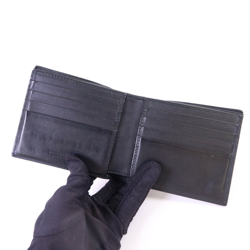 BOTTEGA VENETA 羊皮皮革Bifold Wallet錢包-4