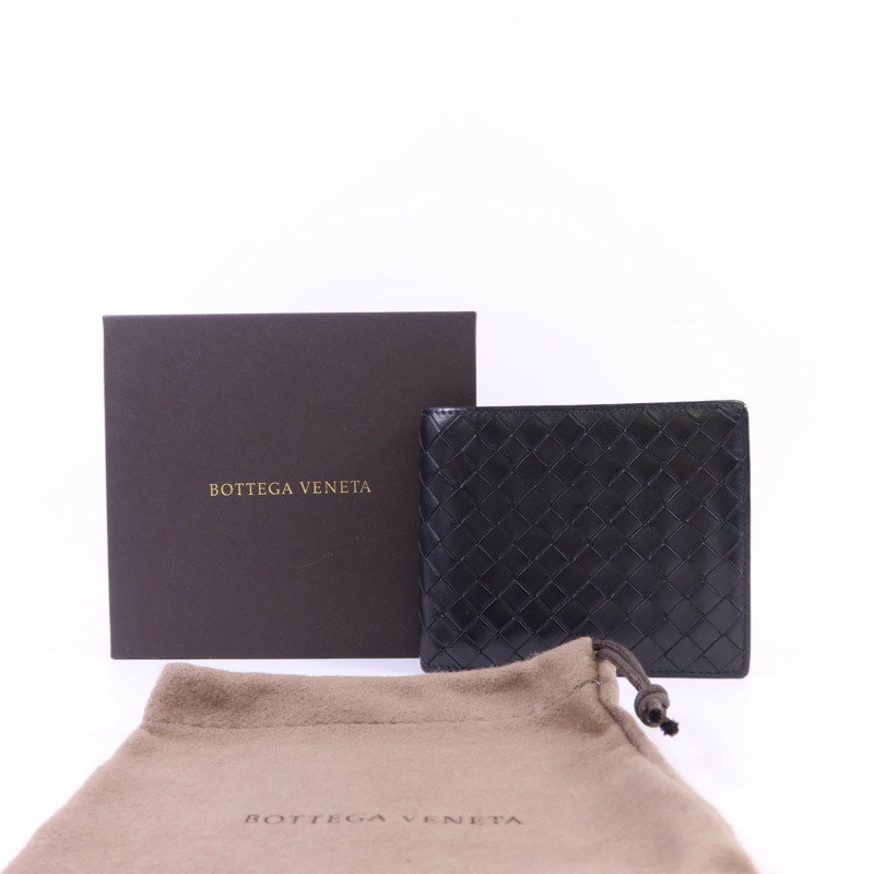BOTTEGA VENETA 羊皮皮革Bifold Wallet錢包-17
