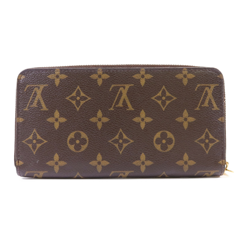 LOUIS VUITTON Monogram Zipper Long Wallet金扣長錢包-1