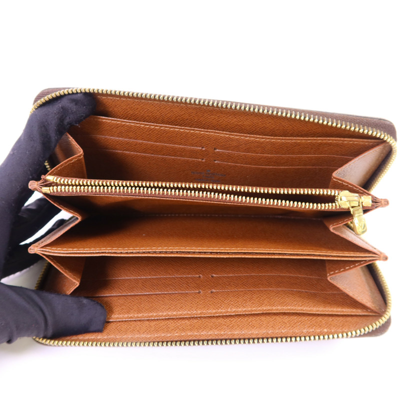 LOUIS VUITTON Monogram Zipper Long Wallet金扣長錢包-4