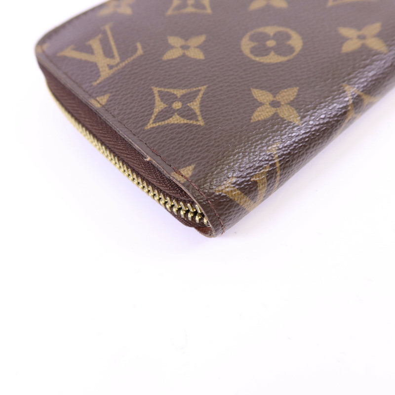 LOUIS VUITTON Monogram Zipper Long Wallet金扣長錢包-10