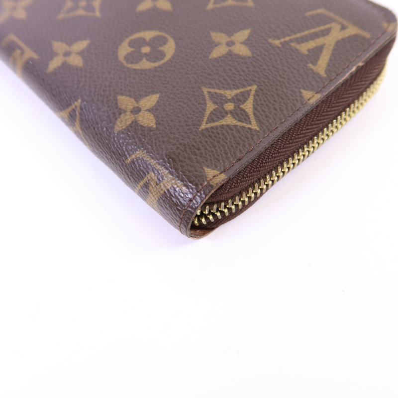LOUIS VUITTON Monogram Zipper Long Wallet金扣長錢包-11