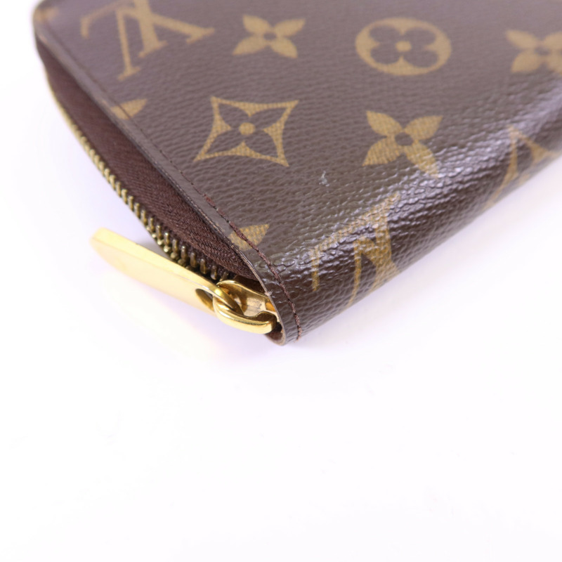 LOUIS VUITTON Monogram Zipper Long Wallet金扣長錢包-12