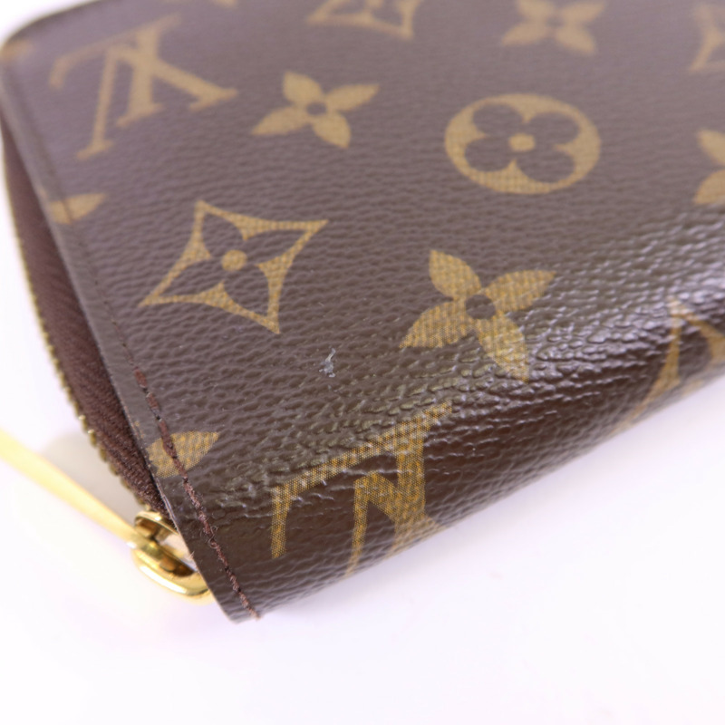 LOUIS VUITTON Monogram Zipper Long Wallet金扣長錢包-13