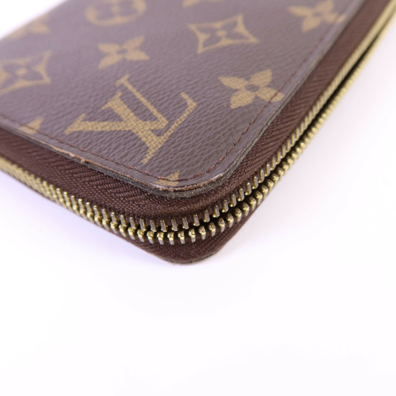 LOUIS VUITTON Monogram Zipper Long Wallet金扣長錢包-14