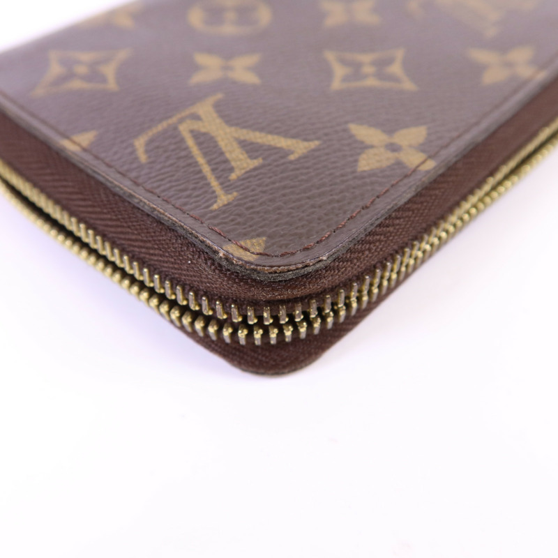 LOUIS VUITTON Monogram Zipper Long Wallet金扣長錢包-16