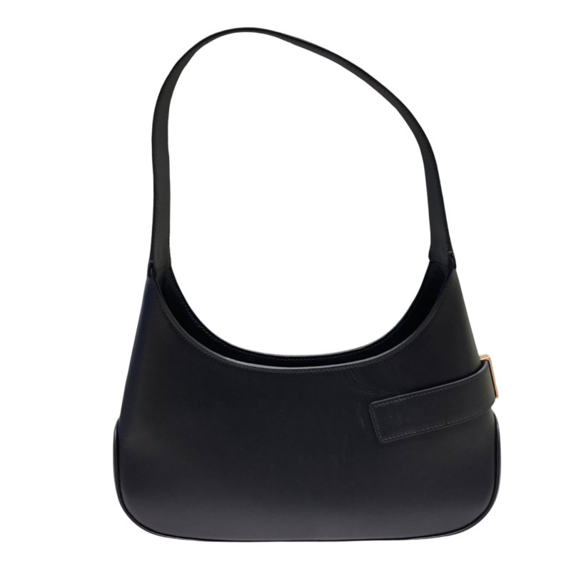 SALVATORE FERRAGAMO 菲拉格慕 牛皮 單肩包 黑色-1