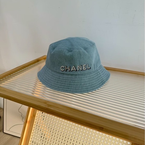 Chanel 牛仔漁夫帽M