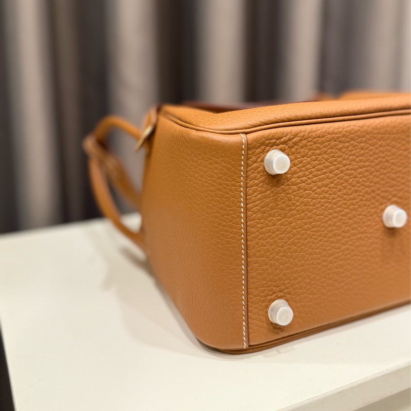 （極新甜價美包）Hermes 愛馬仕lindy26 金棕w刻-6