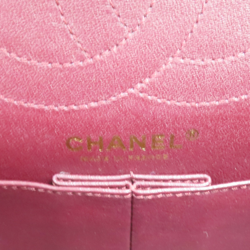 黑色 菱格紋 牛皮 Lucky Charms 2.55 限量徽章包 肩背包【CHANEL 香奈兒】 A37586-7