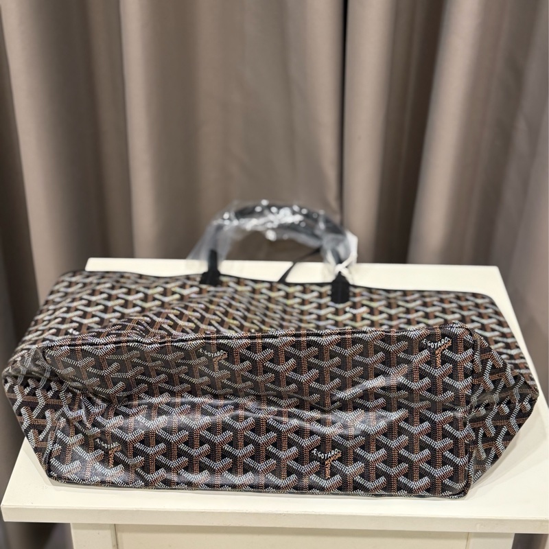 （全新未用）Goyard 經典黑咖gm tote 櫃上缺貨款-4