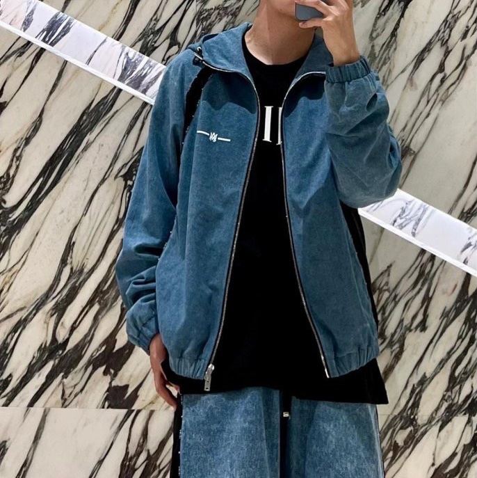 💎Han's house精品服飾💎 Amiri 阿米里 牛仔 連帽 外套 原價38500-5