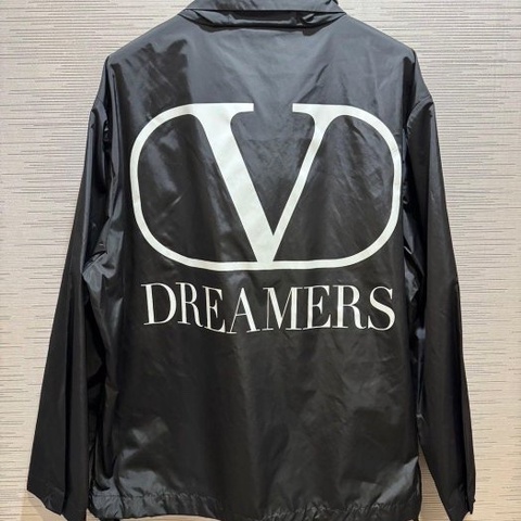 💎Han's house精品服飾💎 VALENTINO 范倫鐵諾 尼龍防水 連帽 風衣