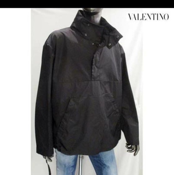 💎Han's house精品服飾💎 VALENTINO 范倫鐵諾 尼龍防水 連帽 風衣-5