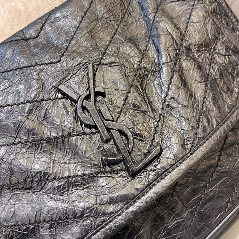 YSL黑銀niki 中號-5