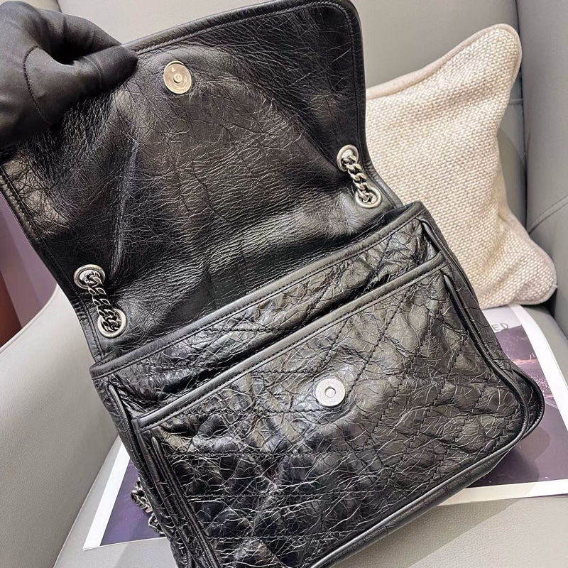 YSL黑銀niki 中號-8