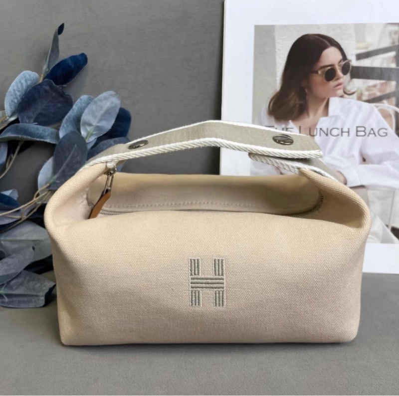 Hermes 米色飯盒包-6