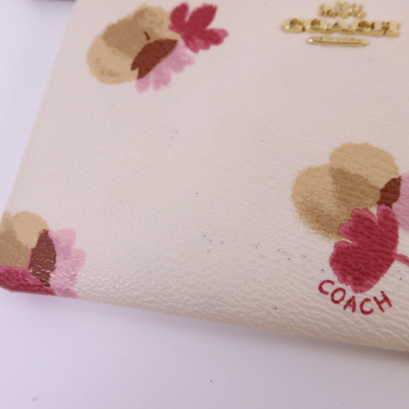 COACH 牛皮皮革Pouch金扣小袋-14