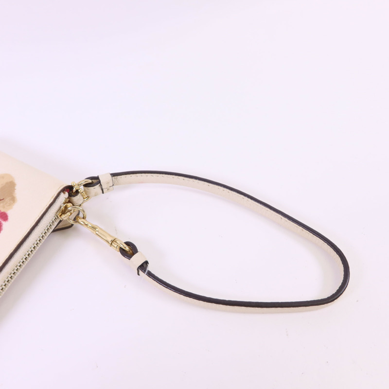 COACH 牛皮皮革Pouch金扣小袋-17