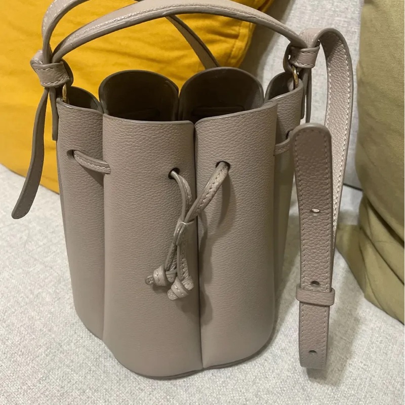 Polene Numéro Huit Mini EDITION TEXTURED TAUPE-1